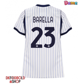 Inter Milan Nicolo Barella #23 Udebanetrøje Dame 2026-27 Kort ærmer Inter Milan Nicolo Barella #23 Udebanetrøje Dame 2026-27 Kort ærmer